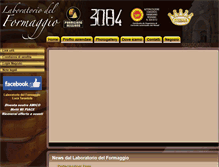 Tablet Screenshot of laboratoriodelformaggio.com
